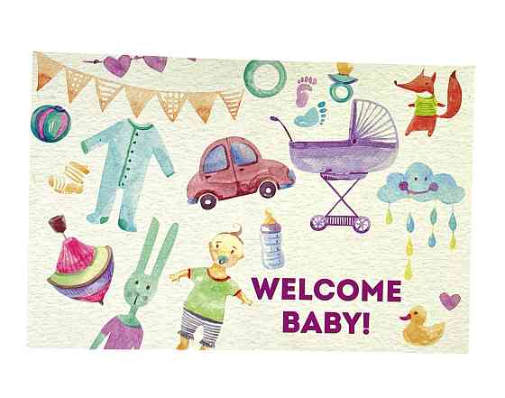 Листівка "Welcome. bady!" 10х15 см Рівне