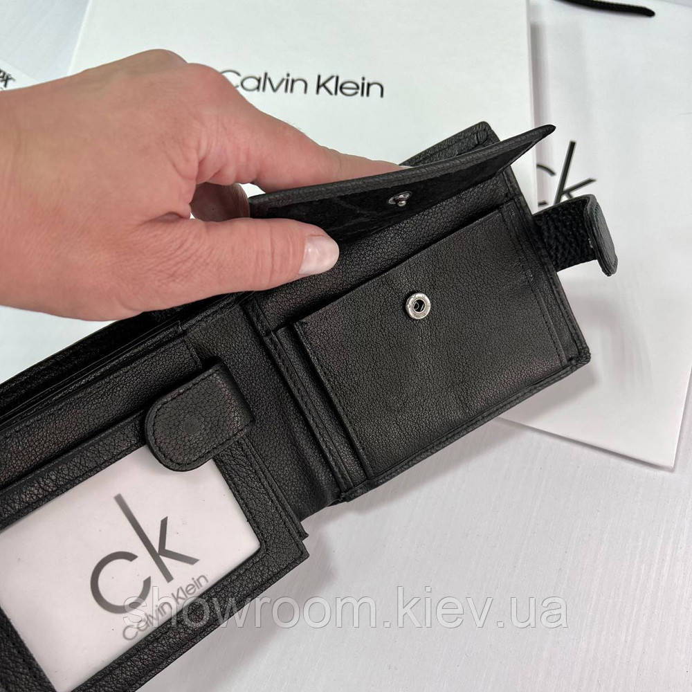 Мужской подарочный набор портмоне и ремень Ck (497) Киев - изображение 9