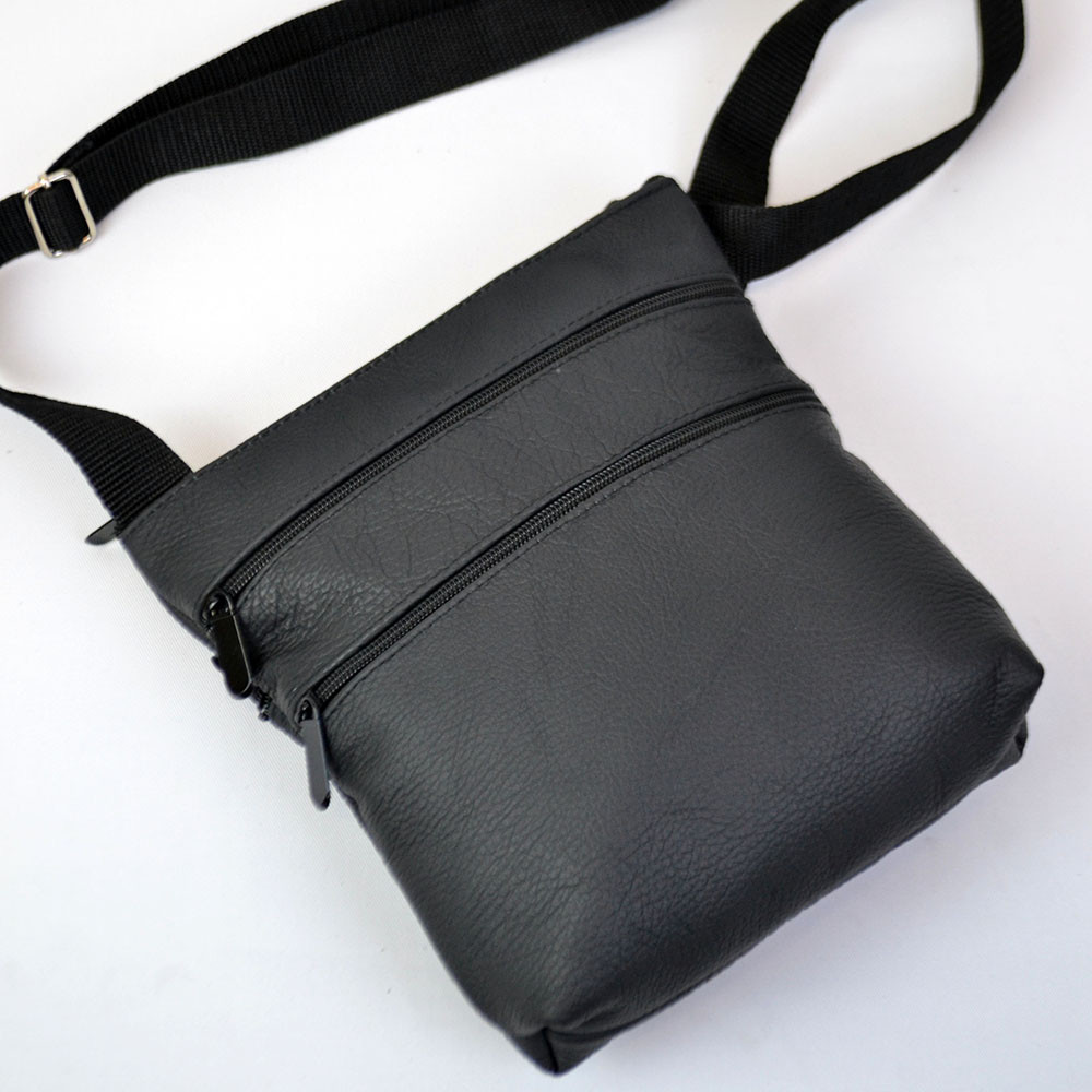 Сумка мужская легкая через плечо, Комфортный мессенджер, Сумки для документов, Мужска черная сумка ZH-88 Львов - изображение 11