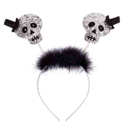 Детский обруч для волос YES! Fun Хелловін Череп LED (973715) Вінниця