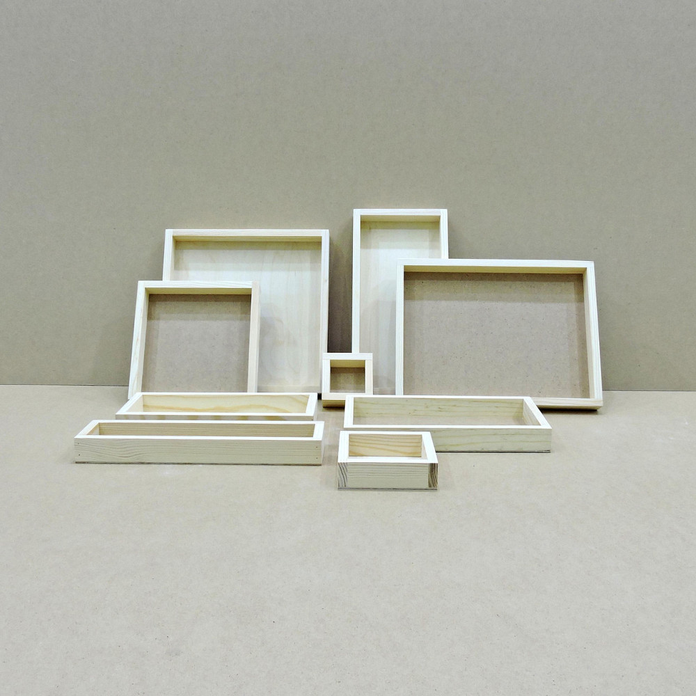 Лоток деревянный 30*40*4см (ДВП) Николаев - изображение 2