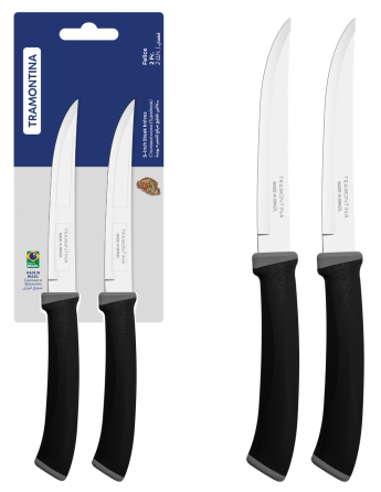 Набор ножей TRAMONTINA FELICE black, 2 предмета (6852751) Киев