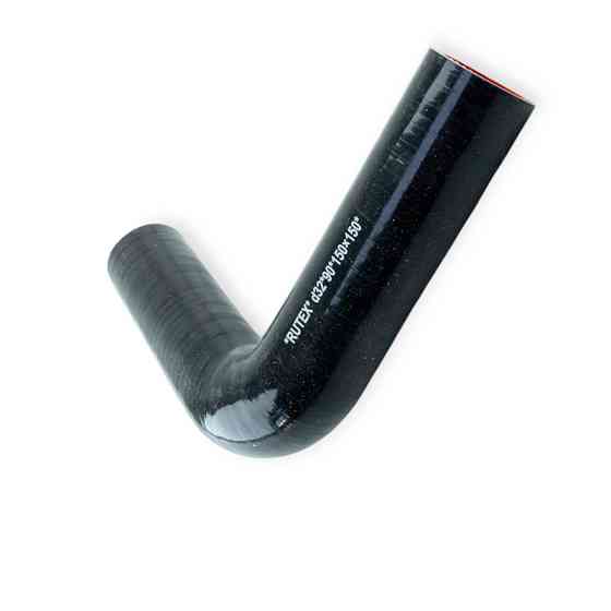 Патрубок кут d-32 L-150*150 90град. силікон універсальний Мукачево