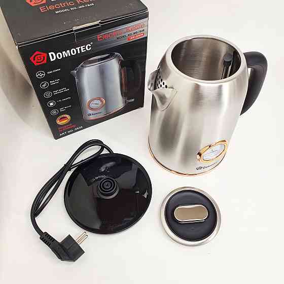 Хороший чайник для дома Domotec MS-7849 2200 Вт, Электрочайник нержавейка, Чайник для дома удобный PQ-78 Львов