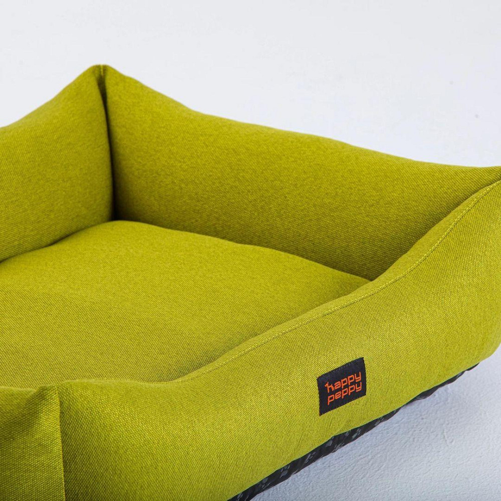 Лежак для собак и котов Happy Peppy (Хэппи Пеппи) Sofa Рогожка 45х60 см, Зелёный Запорожье - изображение 3