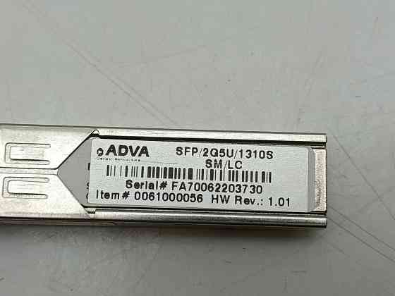 Оптичний трансивер ADVA Optical Networking 2.5G SFP 1310nm (P/N: SFP/2G5U/1310S / 0061000056) (товар вживаний) 1шт Луцк
