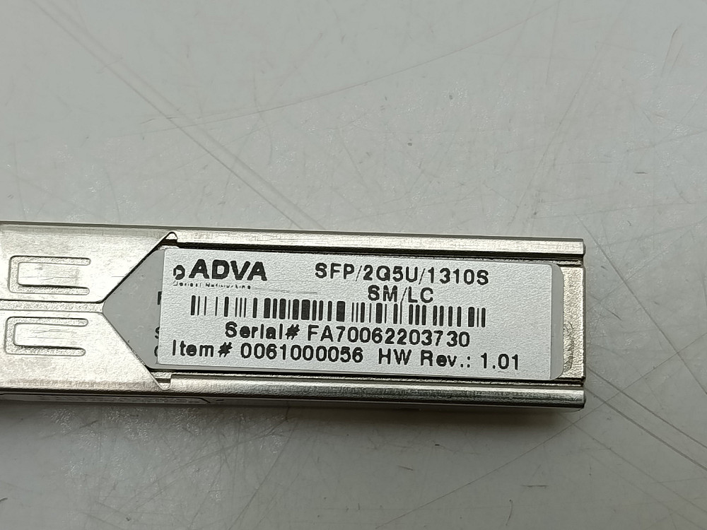 Оптичний трансивер ADVA Optical Networking 2.5G SFP 1310nm (P/N: SFP/2G5U/1310S / 0061000056) (товар вживаний) 1шт Луцк - изображение 2