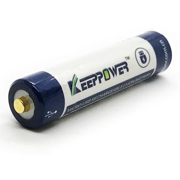Акумулятор Keeppower Li-ion R03 667mAh P1044U1 AAA 1.5V (Білий із синім) Київ - фото 2