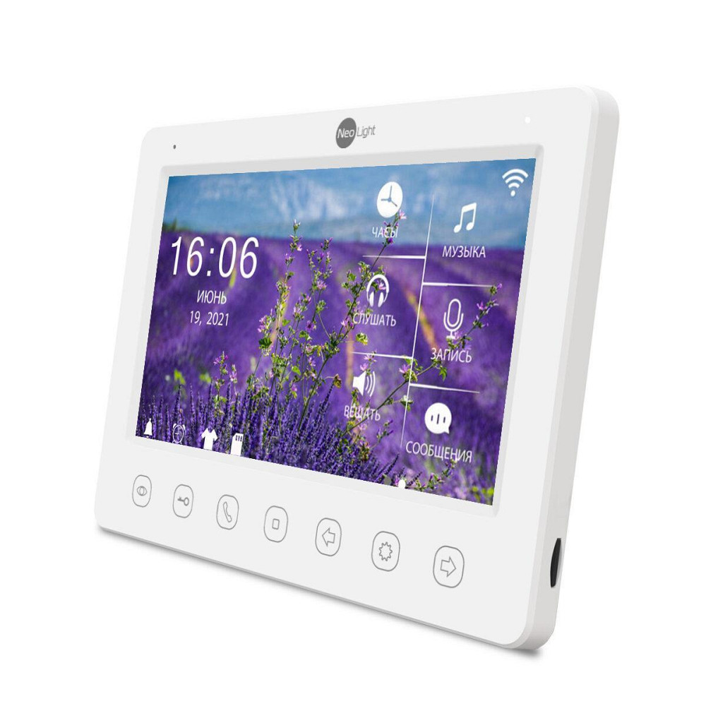 Видеодомофон 7 дюймов с Wi-Fi NeoLight Kappa+ HD WF white Киев - изображение 9