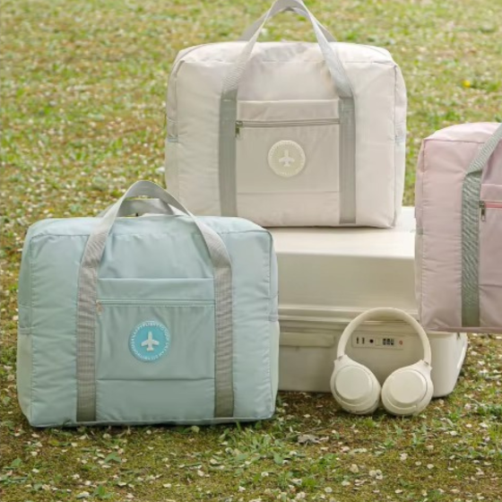 Сумка для путешествий,дорожная,портативная сумка для одежды,вещей с отсеком для аксессуаров голубая Каменец-Подольский