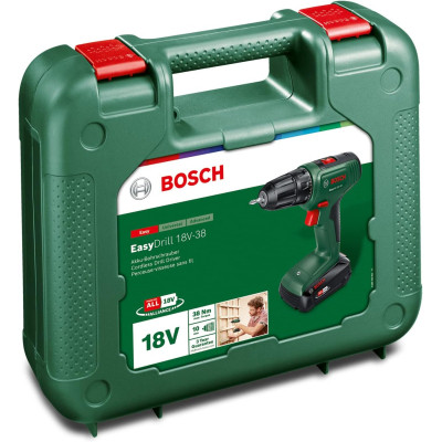 Шуруповерт Bosch EasyImpact 18V-38, 18V, 2Ah, 20-38Нм, 0-430-0-1630об/мин, кейс (0.603.9D8.003) Винница - изображение 3
