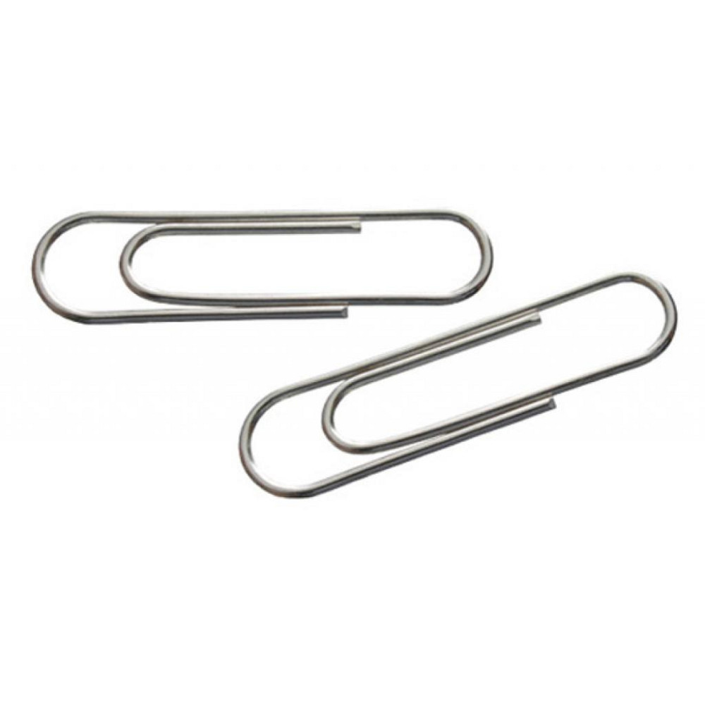 Скріпки канцелярські Axent rounded, nickel-plated, 28 мм, 100 шт. (4101-А) Вінниця - фото 1