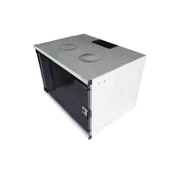 Шафа серверна Hypernet 9U 540 x 400 WMNC-40-9U-SOHO-FLAT для мережевого обладнання Київ