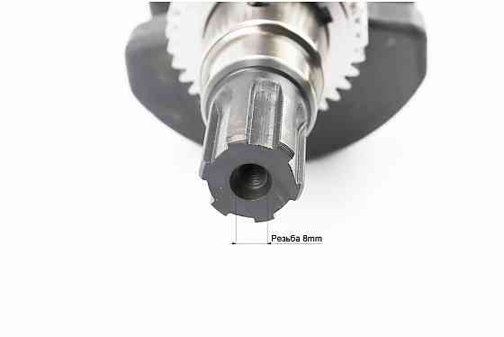 Колінвал 178F ZUBR-178H-WT (Dшийки-38mm, H-105,5mm) під шліц + шестерні + підшипник, запресований Киев