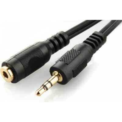 Кабель мультимедійний Jack 3.5mm M/Jack 3.5mm F 5.0m Cablexpert (CCA-421S-5M) Вінниця