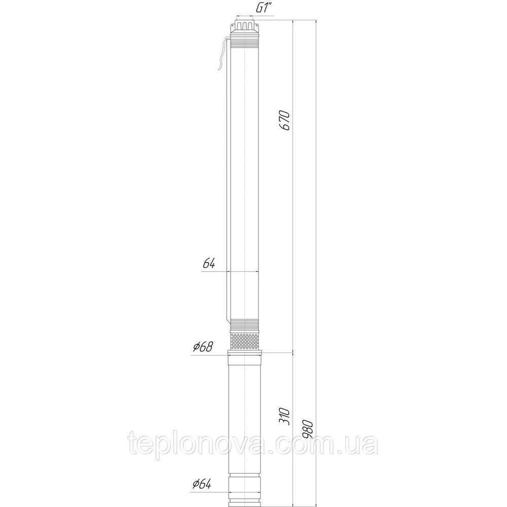 Насос скважинный  с пов,уст к песку  2,5″  OPTIMA  2,5SDm1,5/18 0,25 кВт 48м + пульт+кабель 15м Черновцы - изображение 7