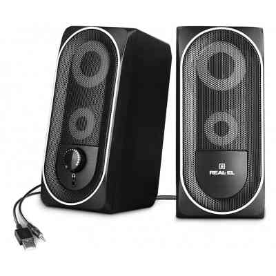 Акустическая система REAL-EL S-110 USB Black Винница