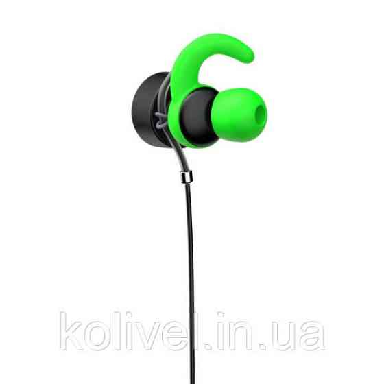 Навушники з мікрофоном HP DHE-7004 (ігрова мобільна гарнітура) Green (DHE-7004GN) Київ