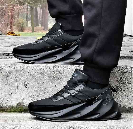 Кроссовки Adidas $harks Мужские Адидас Черные Акулы Замшевые (размеры: 41,42,43,44,45) Днепр