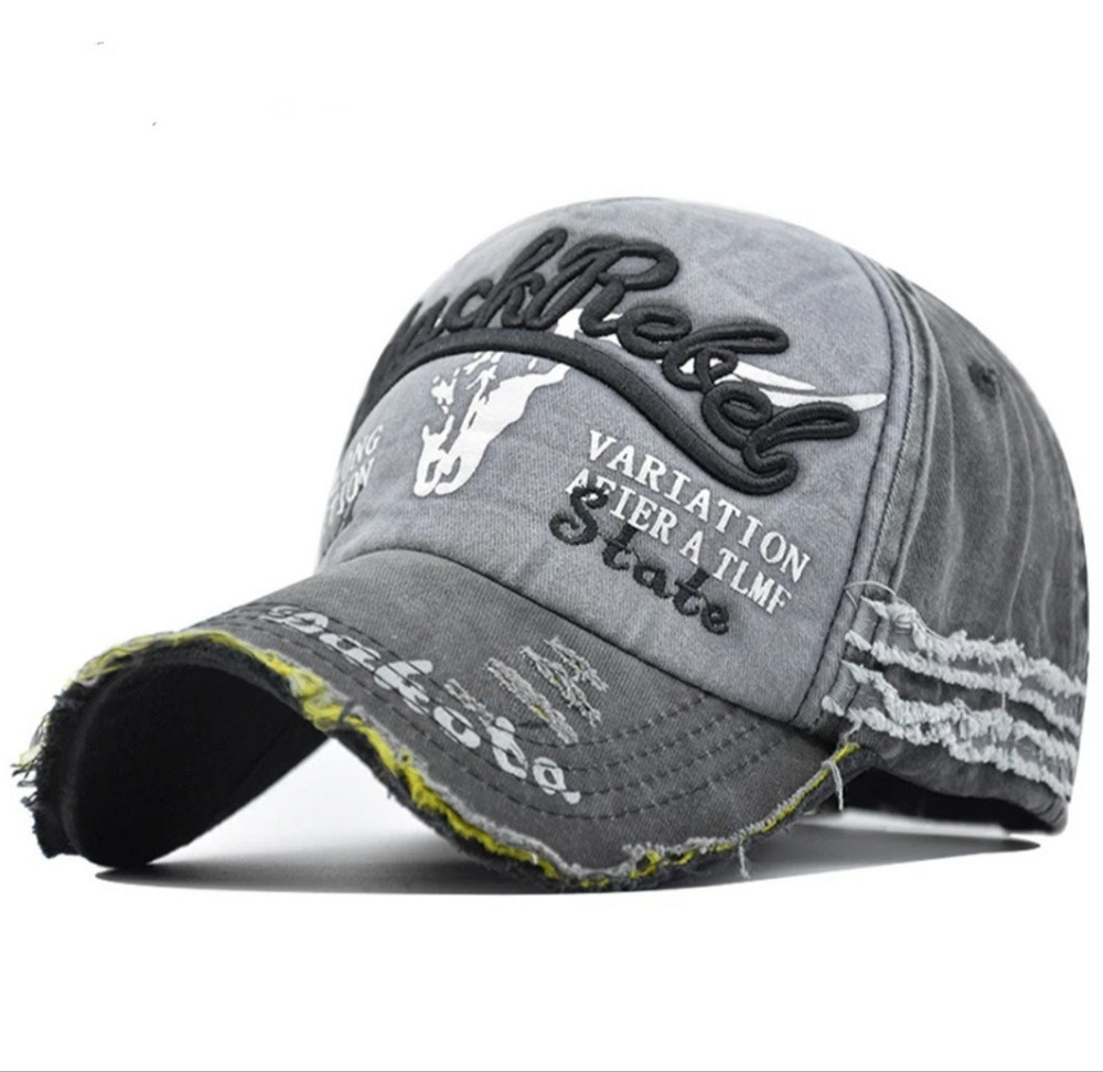 Бейсболка в стиле ретро для мужчин и женщин 54-60 серый Киев - изображение 1