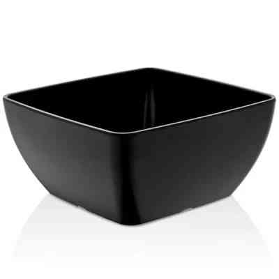 Салатник Kulsan меламіновий Чорний 25x25 см h-12 см 4,5 л (42025.BL) Вінниця