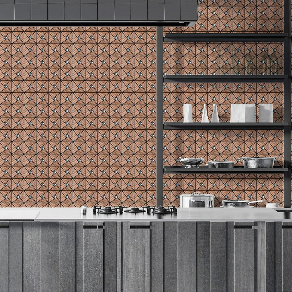 Самоклеюча бронзова алюмінієва плитка Київ - фото 7