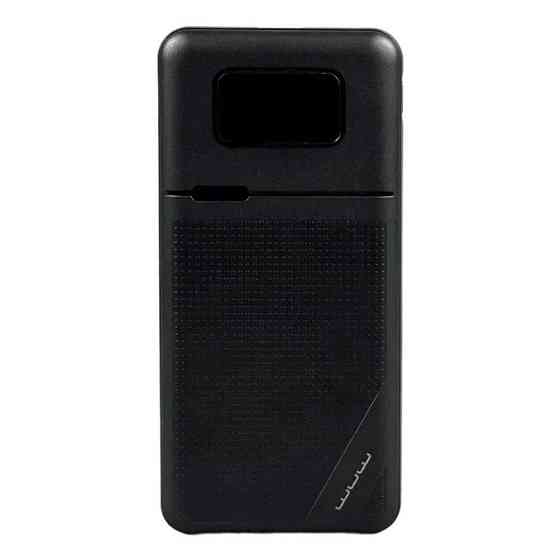 Павербанк 10000 mAh WUW Y163 PD 22.5W быстрая зарядка черный power bank повербанк Одесса