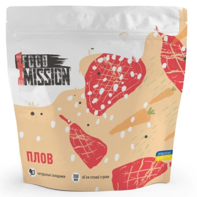 Пища быстрого приготовления Food Mission Плов 100 г (fm.30399) Винница - изображение 1