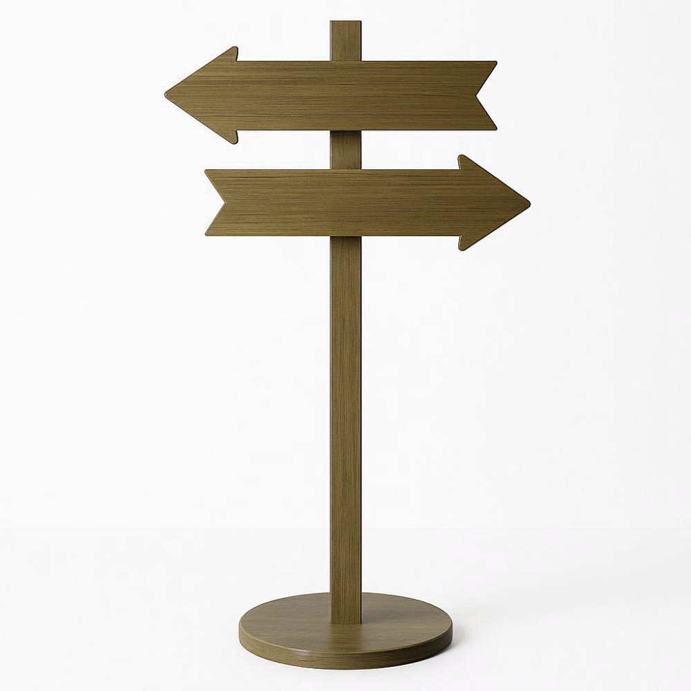 Підлогова стрілка-покажчик "Лефорте" палісандр Миколаїв - фото 1