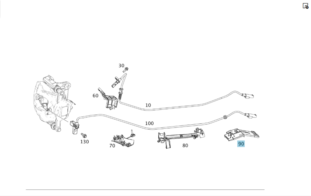 Mercedes-Benz  A2465462743 Утримувач проводів переднього моста зліва CLA Shooting Brake X117 CLA C117 GLA X156 A-class W176 B-class W246 Одесса - изображение 2