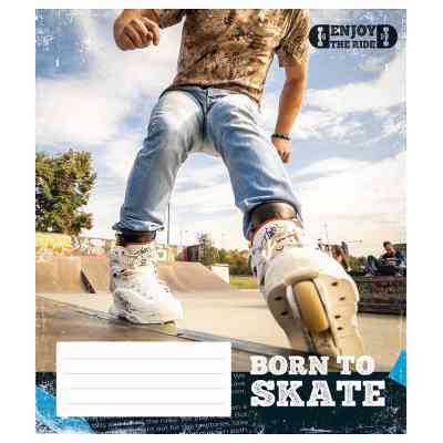 Зошит Школярик Enjoy the ride 48 аркушів клітинка (048-3317K) Вінниця