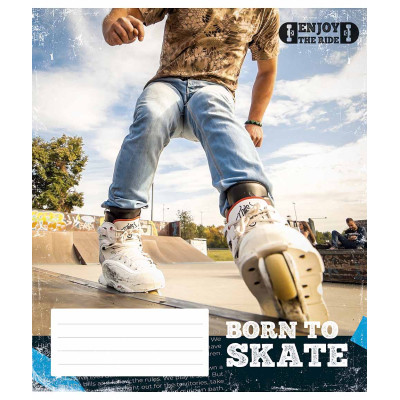 Тетрадь Школярик Enjoy the ride 48 листов клетка (048-3317K) Винница - изображение 2