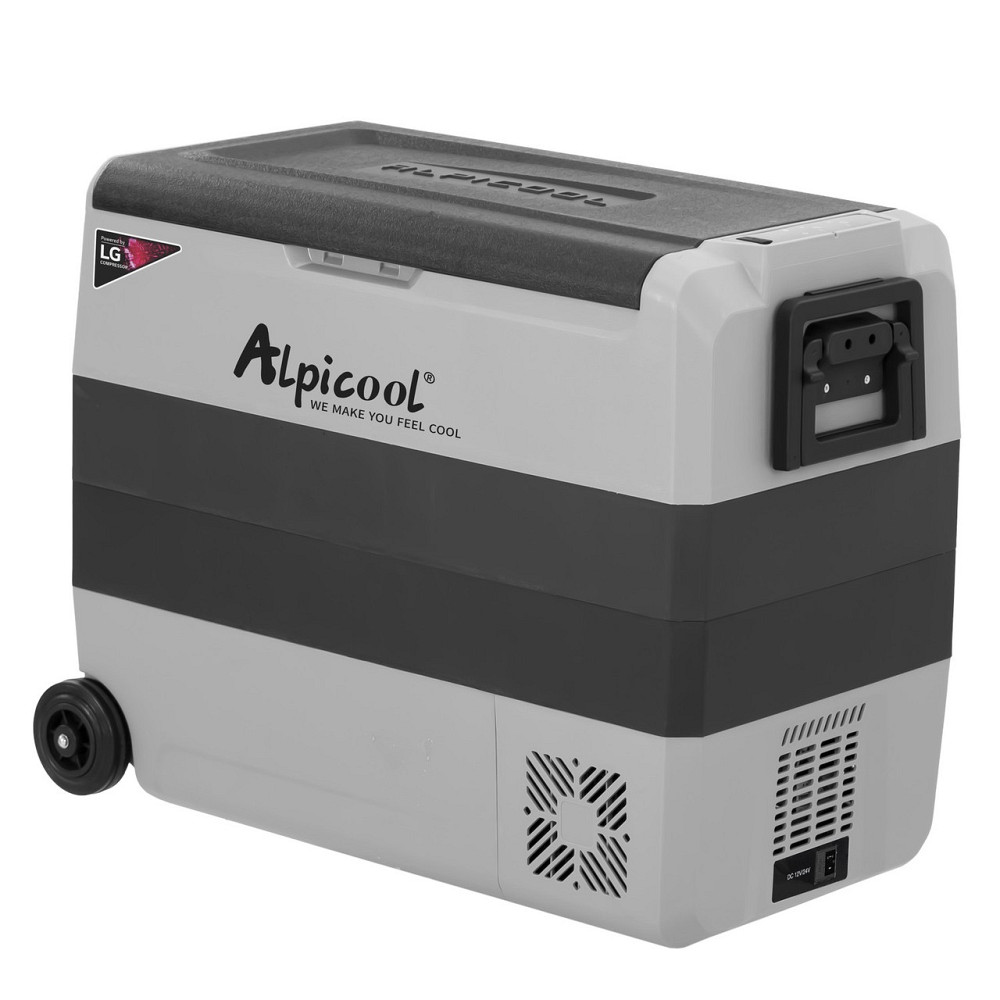 Компрессорный автохолодильник Alpicool T60 (LG) (двухкамерный, 60 литров). Охлаждение до -20 ℃. Питание 12, Киев - изображение 2