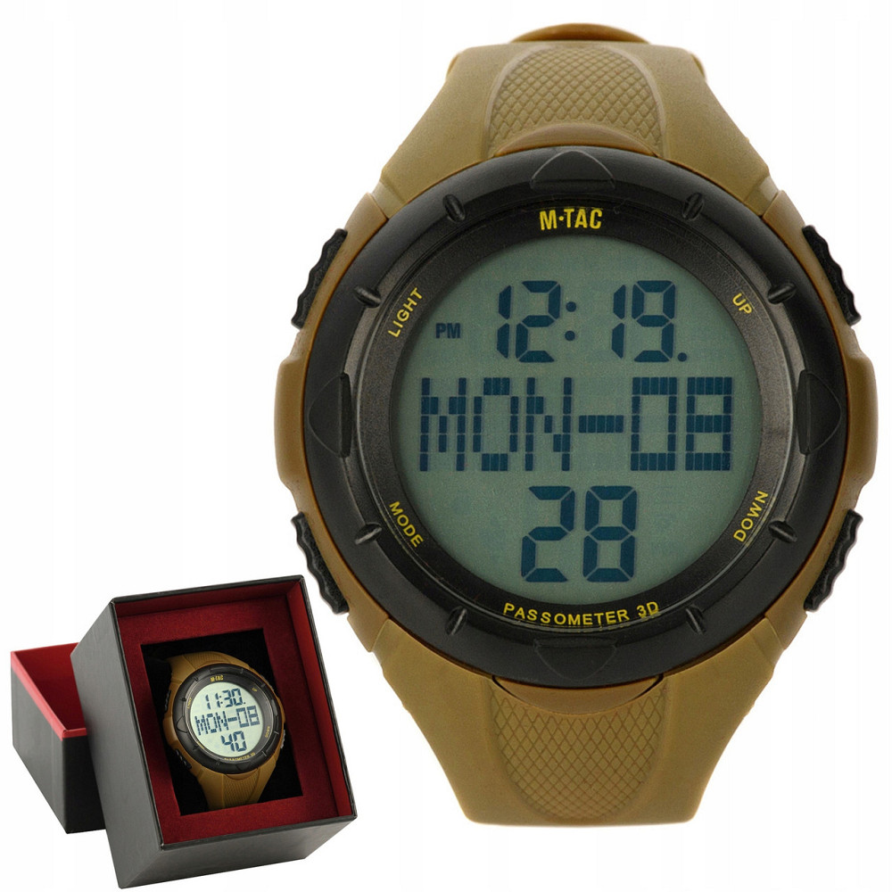 Тактические Часы водонепроницаемые с компасом и шагомером M-Tac (50001005) Coyote Нововолынск - изображение 1