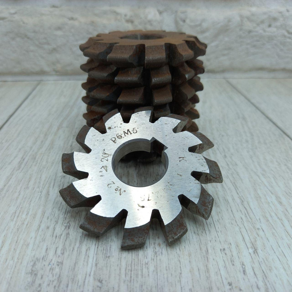 Фрези дискові зуборізні модульні М 2.75 Р6М5 (комплект 8 штук) Харків - фото 3
