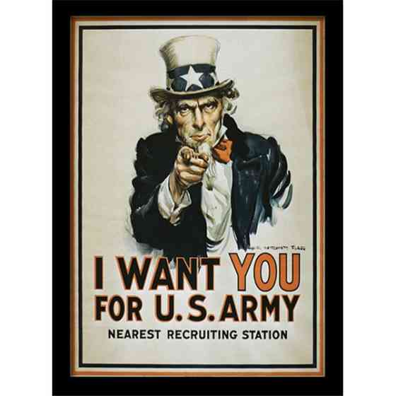 Постер у рамі "I Want You" 30 х 40 см Рівне