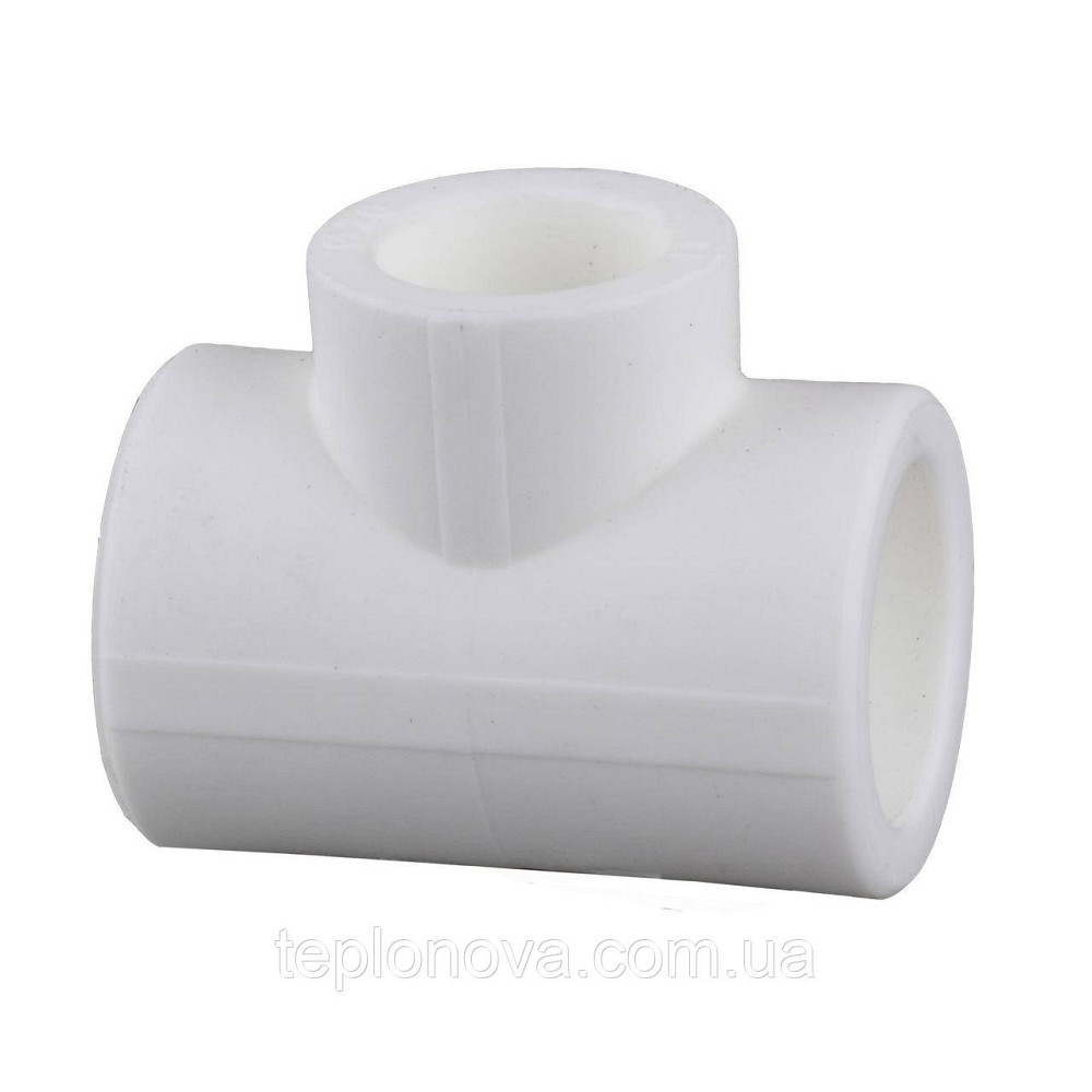 Трійник редукційний Kalde PPR ф40х25х40 (білий) 19057 Чернівці - фото 1