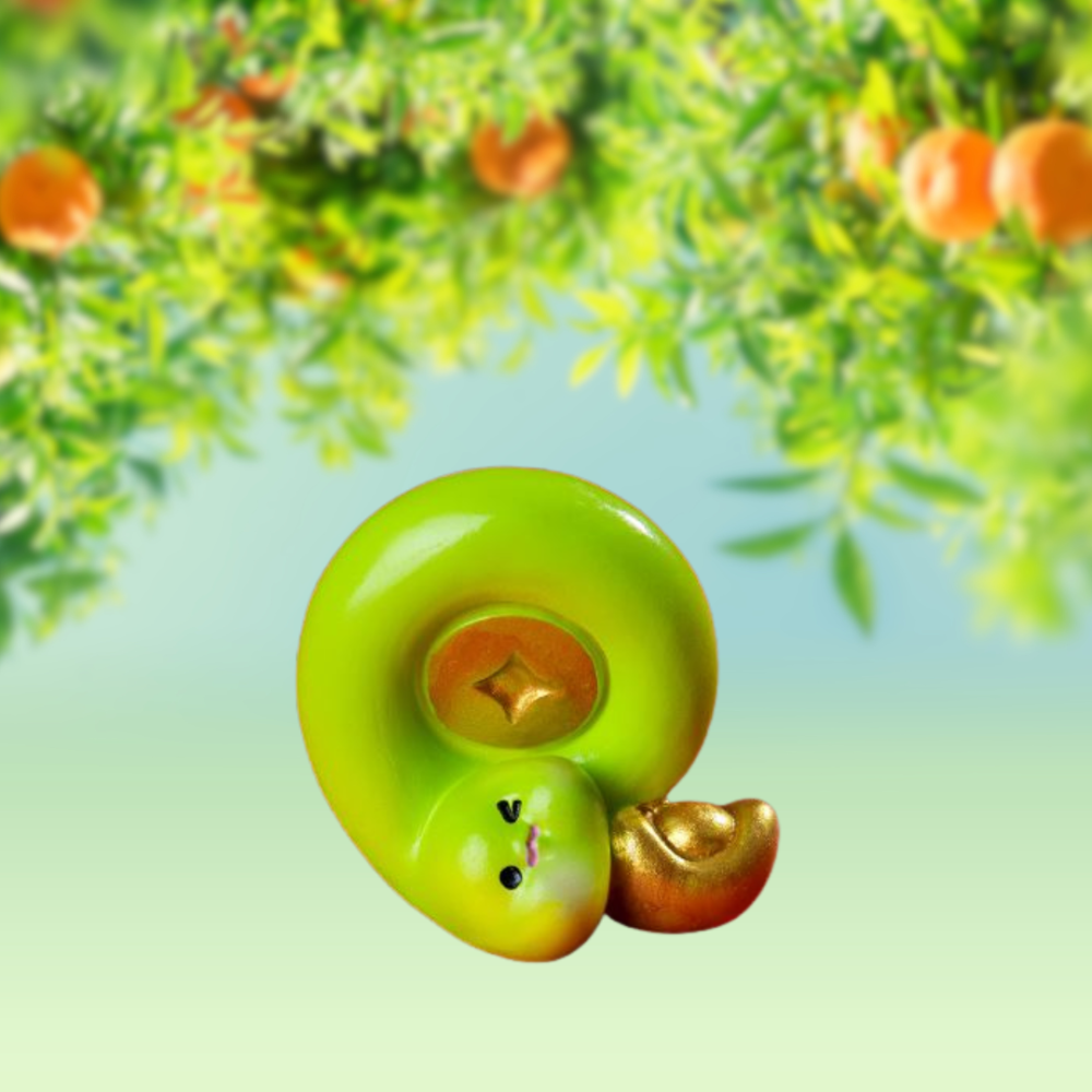 Фігурка Змія 2.8 х 3.8 см для мініатюри та виробів Змія з монеткою Одеса - фото 1