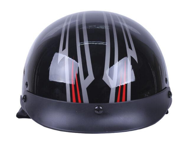 Шлем каска мотоциклетный MD-513  (черный глянцевый, size L) Мукачево - изображение 4