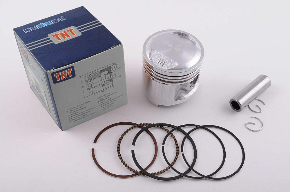 Поршень 4T CB/CG Ø57,50mm, p-15 (125/140cc 1,00) TNT Київ - фото 1