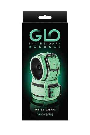 Наручники, світяться у темряві NS Novelties GLO BONDAGE WRIST CUFF GREEN Sex Aura Київ