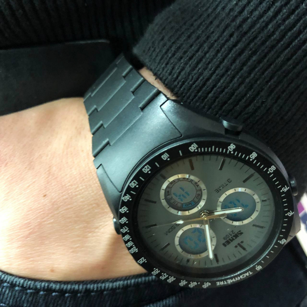 Годинники чоловічі кварцово-електронні спортивні SKMEI 2109BK, Годинники спортивні спорт MH-36 Львів - фото 3