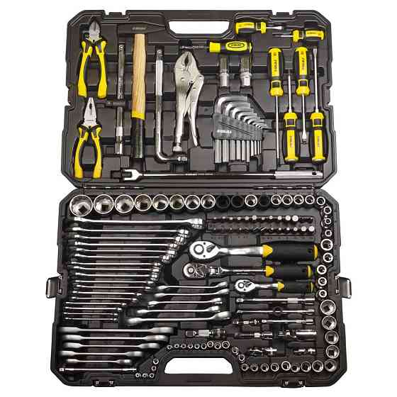 Sigma Набор насадок торцевых и биты, ключей, инструментов ¼" ⅜" ½" 148шт CrV SIGMA (6003801) Коломия