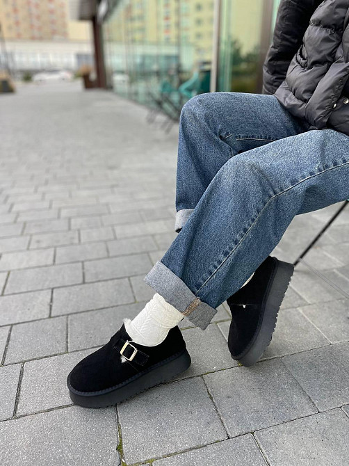 ALLSY Угги жіночі ALLSY чорні натуральна замша зима 37-41рр. (232536-28V) Коломыя - изображение 4