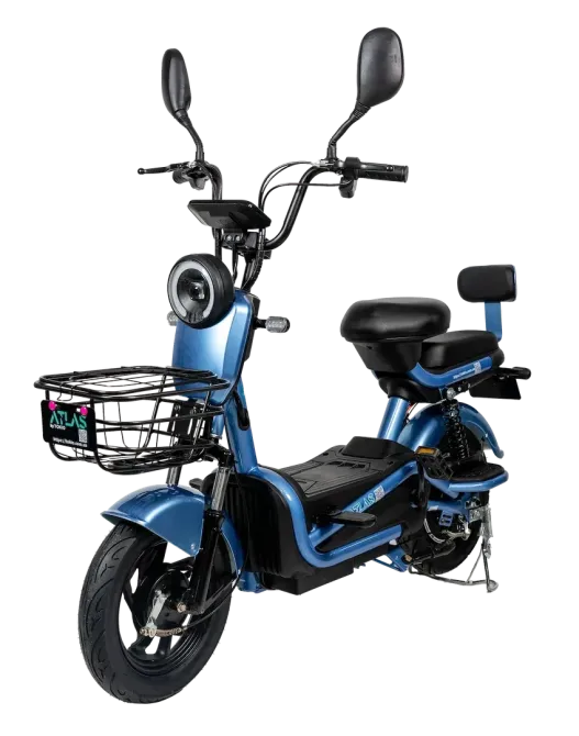 Електроскутер Atlas Elegant 500W Blue Київ - фото 1
