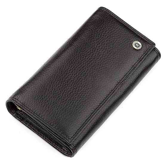 Кошелек женский Boston 18489 (S9001B) высококачественная кожа Черный Киев