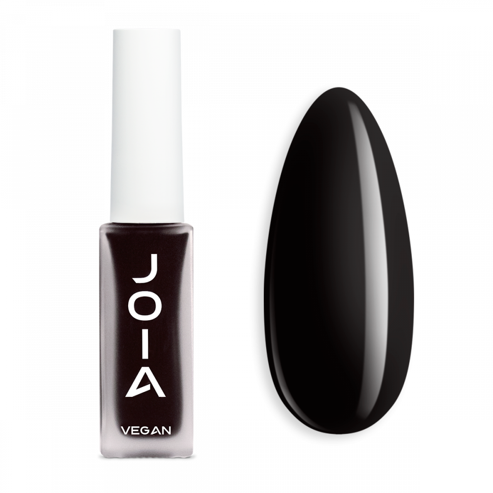 Лак для нігтів Nail care polish 4in1 10 Perfect black JOIA vegan 8 мл Київ - фото 1