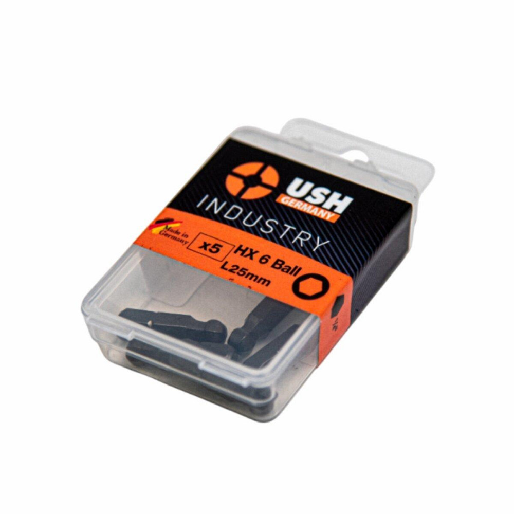 Насадка викруткова USH Industry BallEND HEX SW 6K x 25 мм, Уп. 5 шт. Одесса - изображение 2
