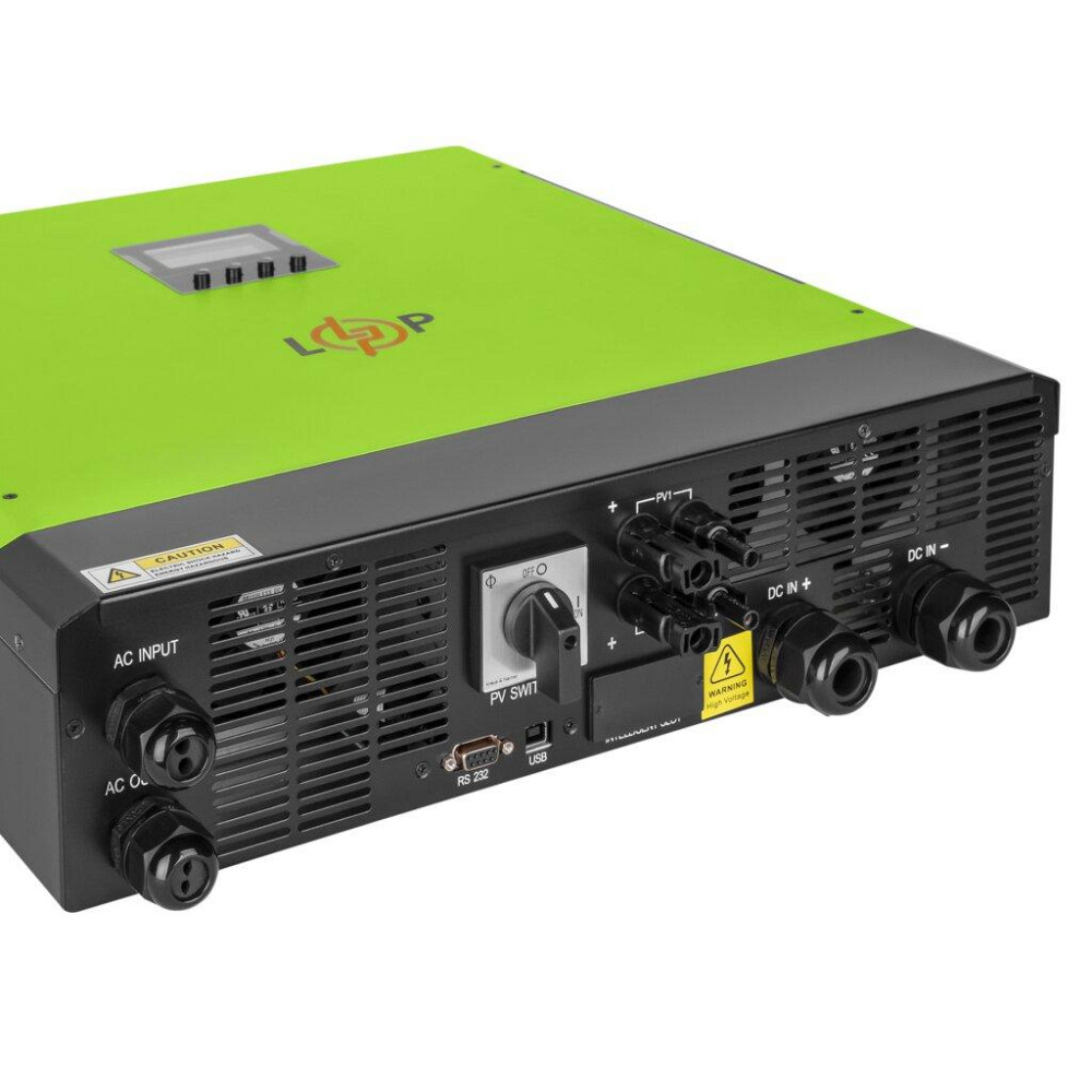 Гібридний сонячний інвертор (ДБЖ) LPW-VHY-G5532-5500VA (5500Вт) 48V 60A MPPT 120-450V ON-OFF GRID Київ - фото 4