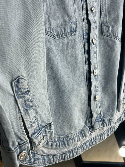 Рубашка женская XRAY 2038 джинсовая оверсайз голубая, голубой, M Киев - изображение 8